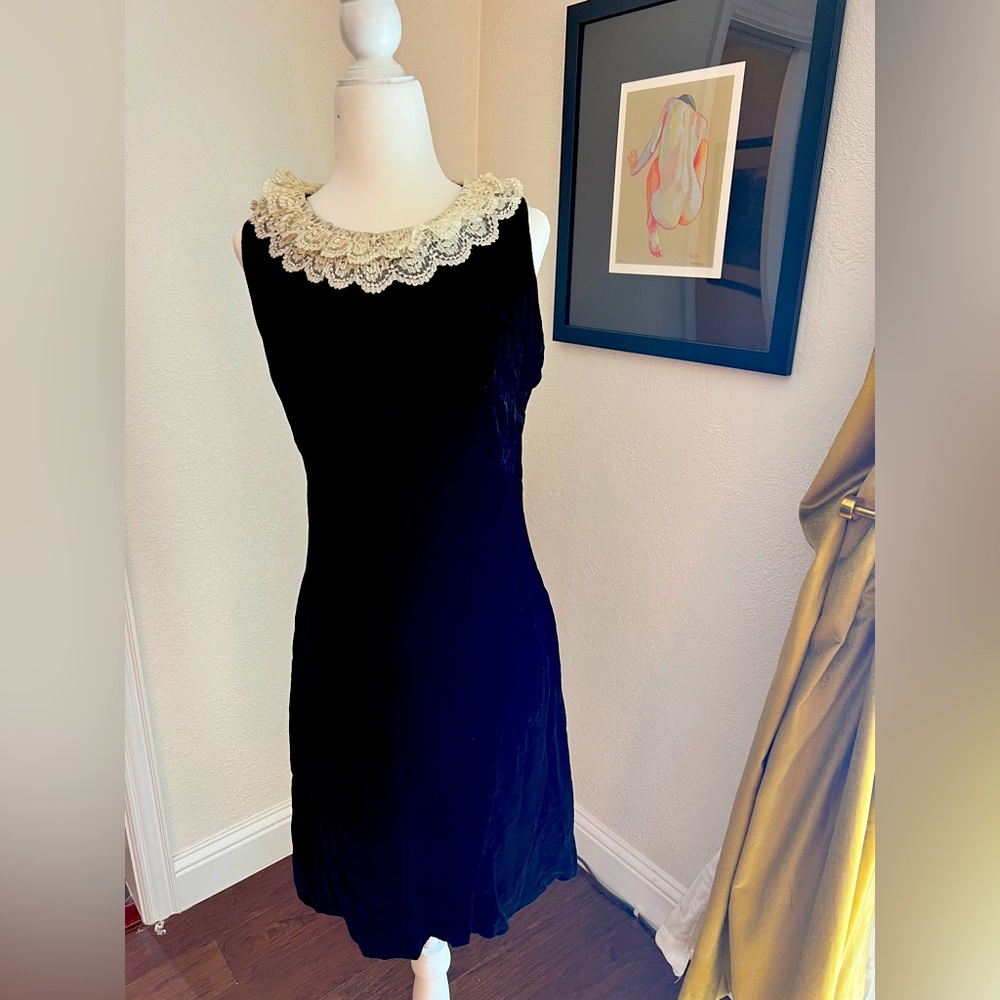 Vintage Gay Gibson Velvet Dress
